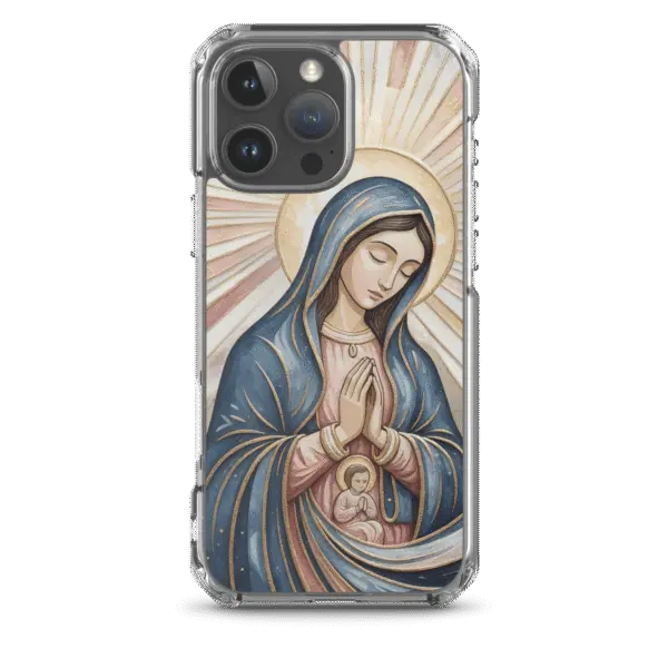 Marian Mother and Child iPhone Cover