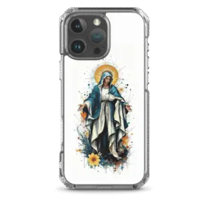 Our Lady of Grace Watercolor iPhone Case