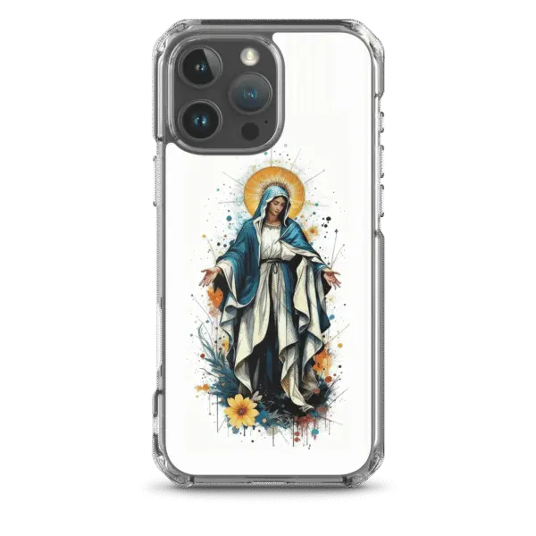 Our Lady of Grace Watercolor iPhone Case