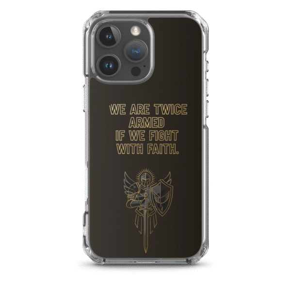 Fight with Faith iPhone Case