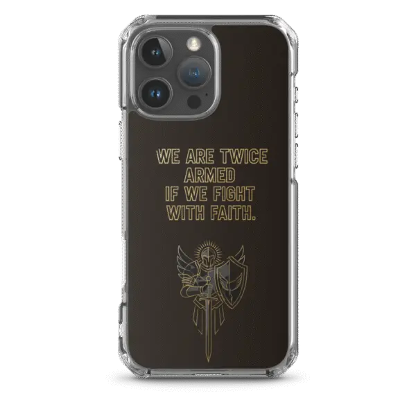 Fight with Faith iPhone Case