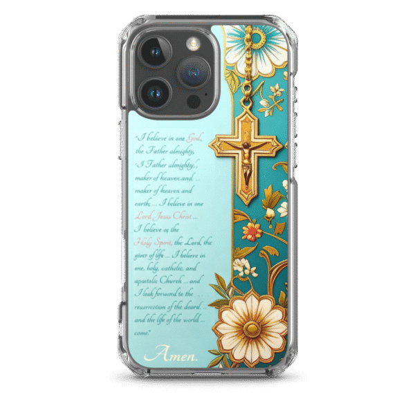 I believe in one God iPhone Case