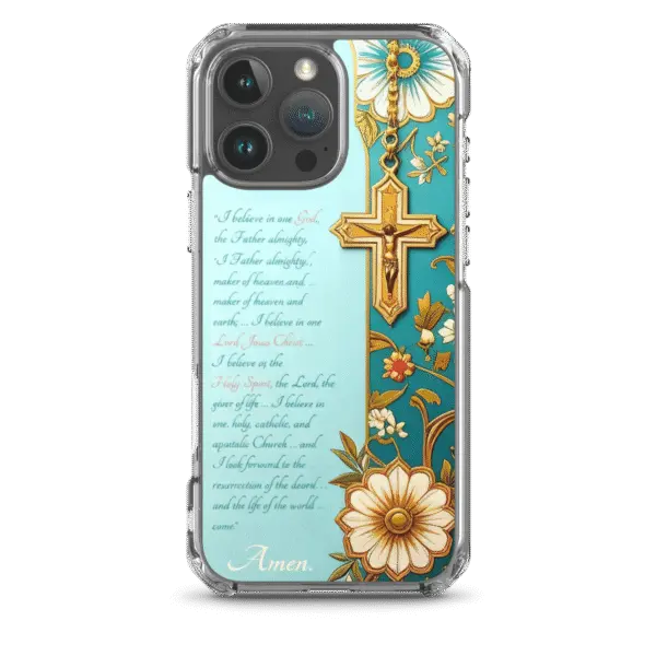 I believe in one God iPhone Case