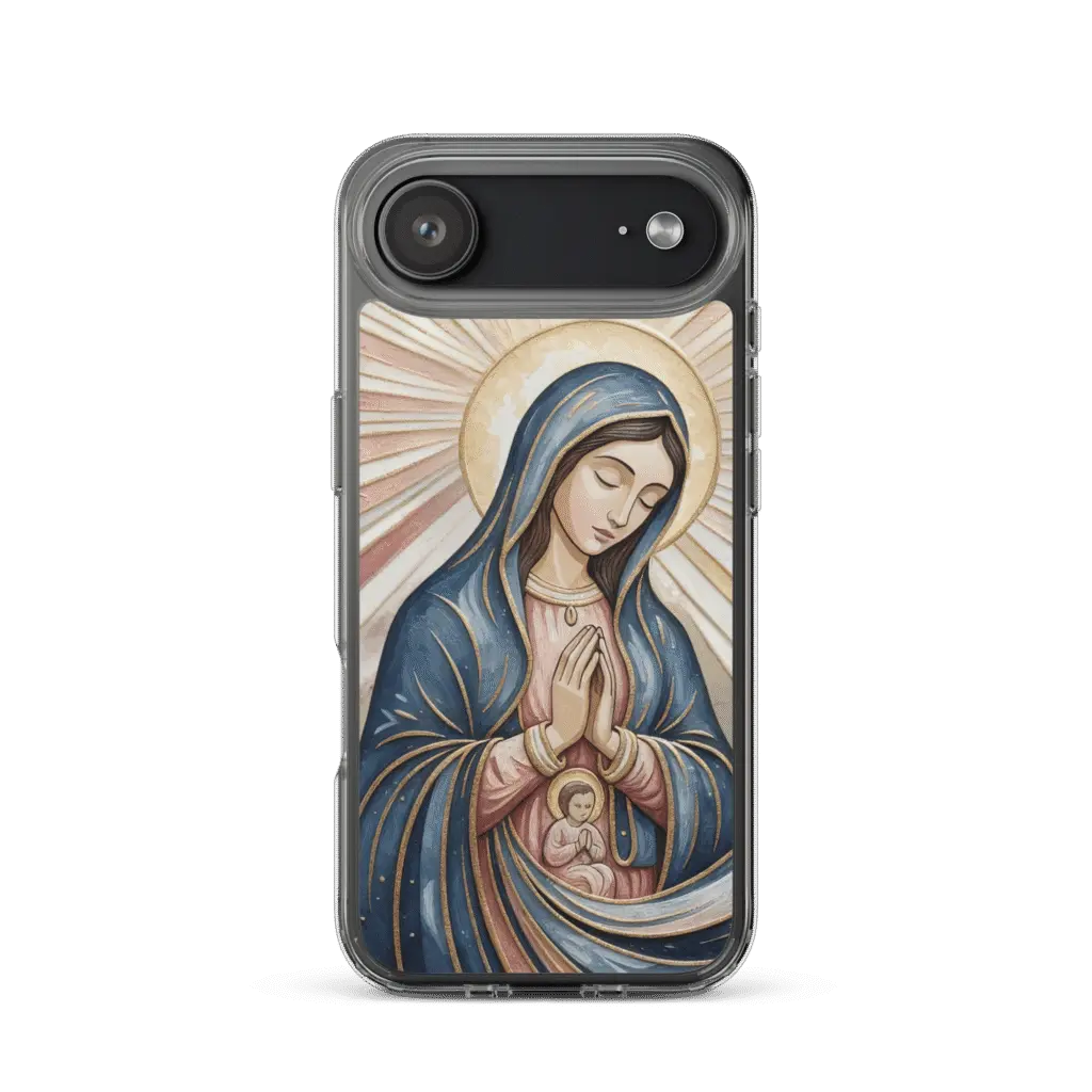 Marian Mother and Child iPhone Cover - Image 5