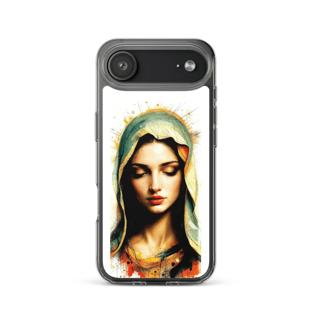 Mary of Nazareth Portrait iPhone Case - Image 5