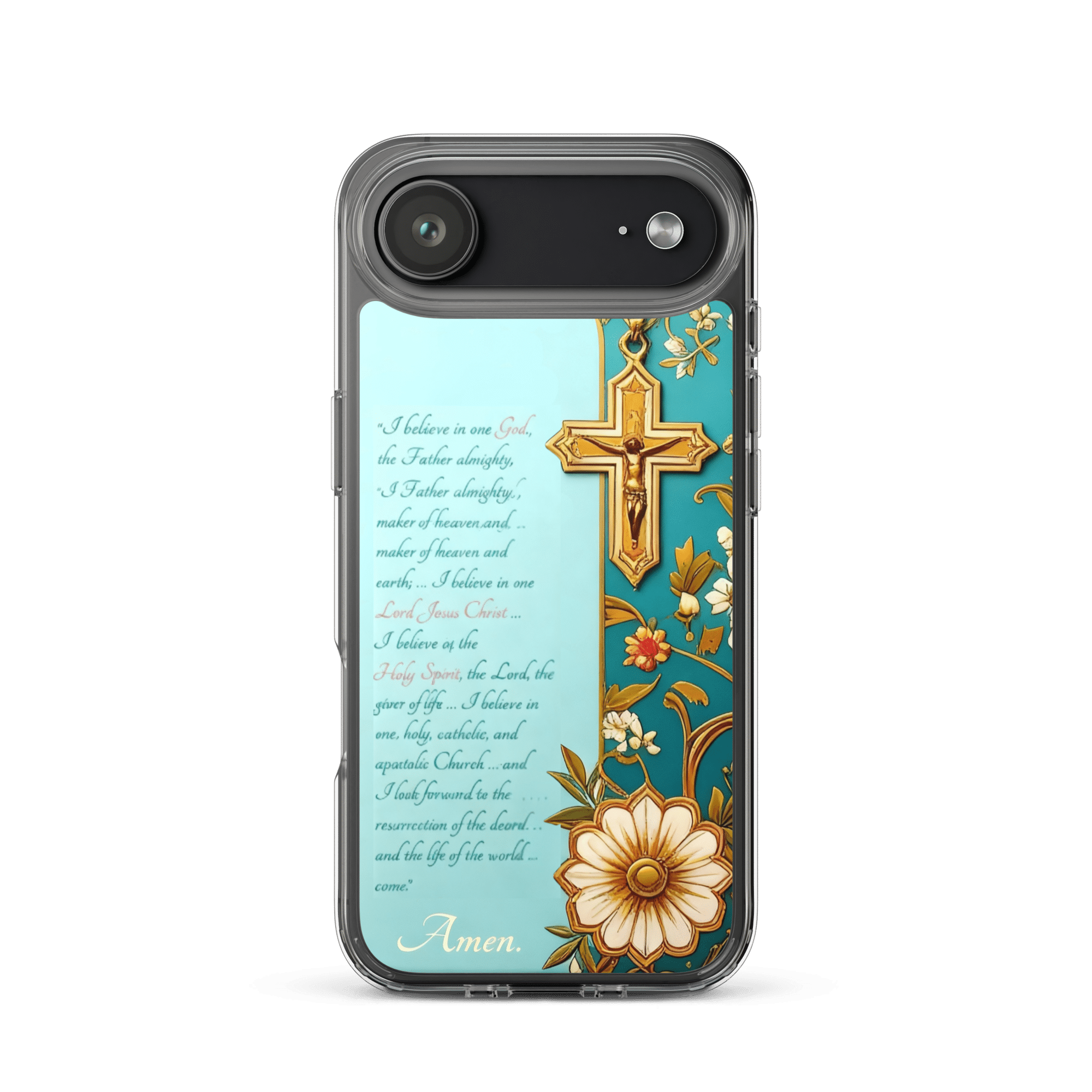I believe in one God iPhone Case - Image 5
