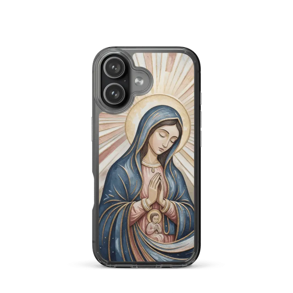 Marian Mother and Child iPhone Cover - Image 2