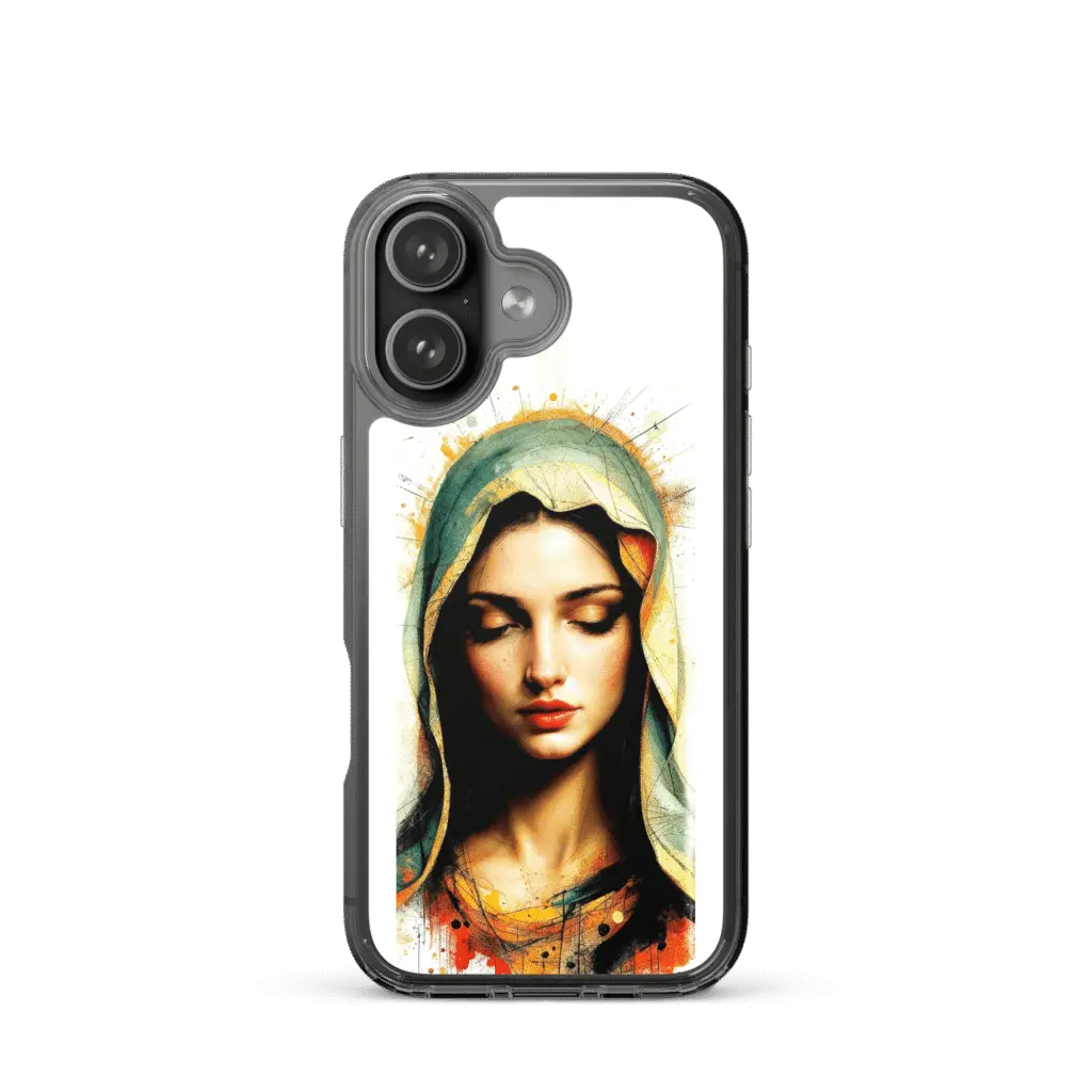 Mary of Nazareth Portrait iPhone Case - Image 2