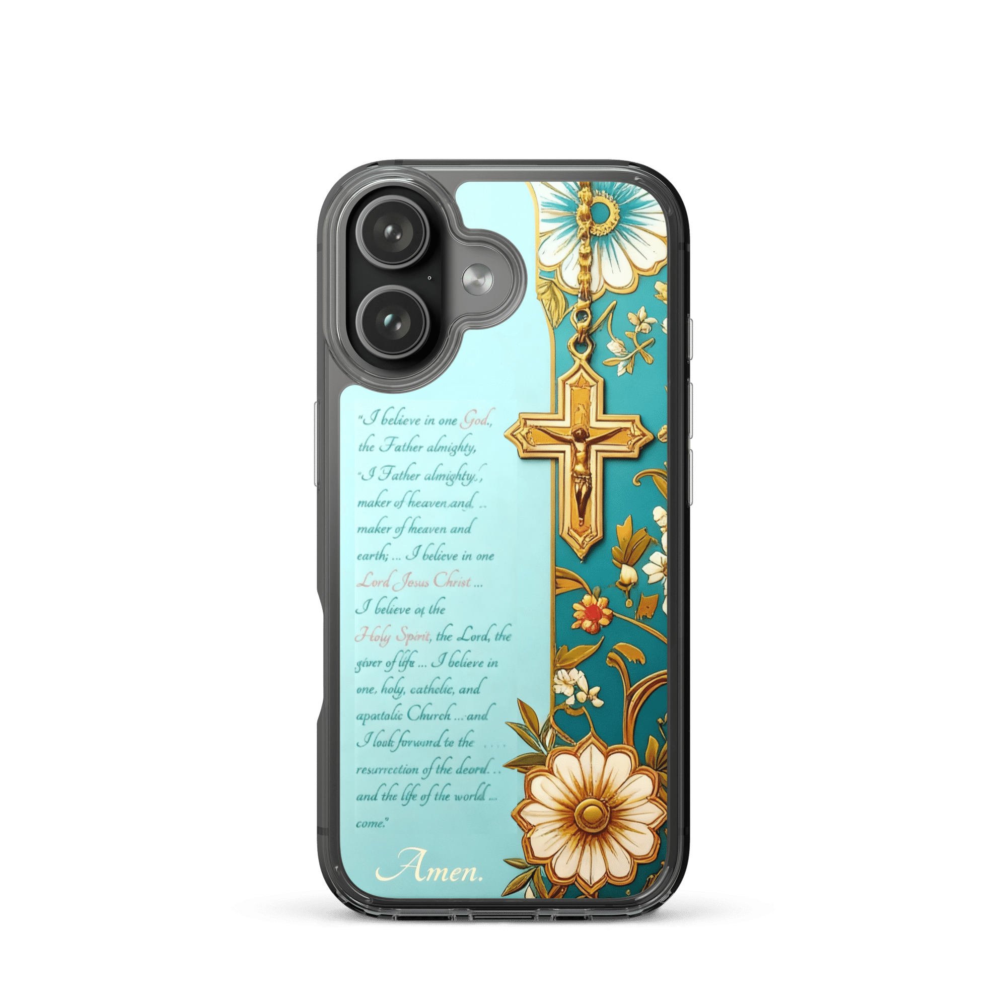 I believe in one God iPhone Case - Image 2