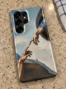 Blue Creation of Adam Case on Co