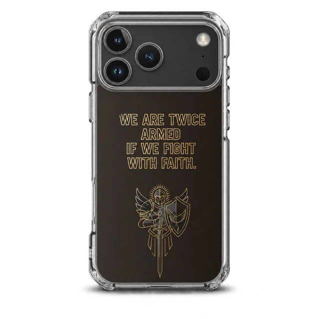 Fight with Faith phone case for iPhone 18