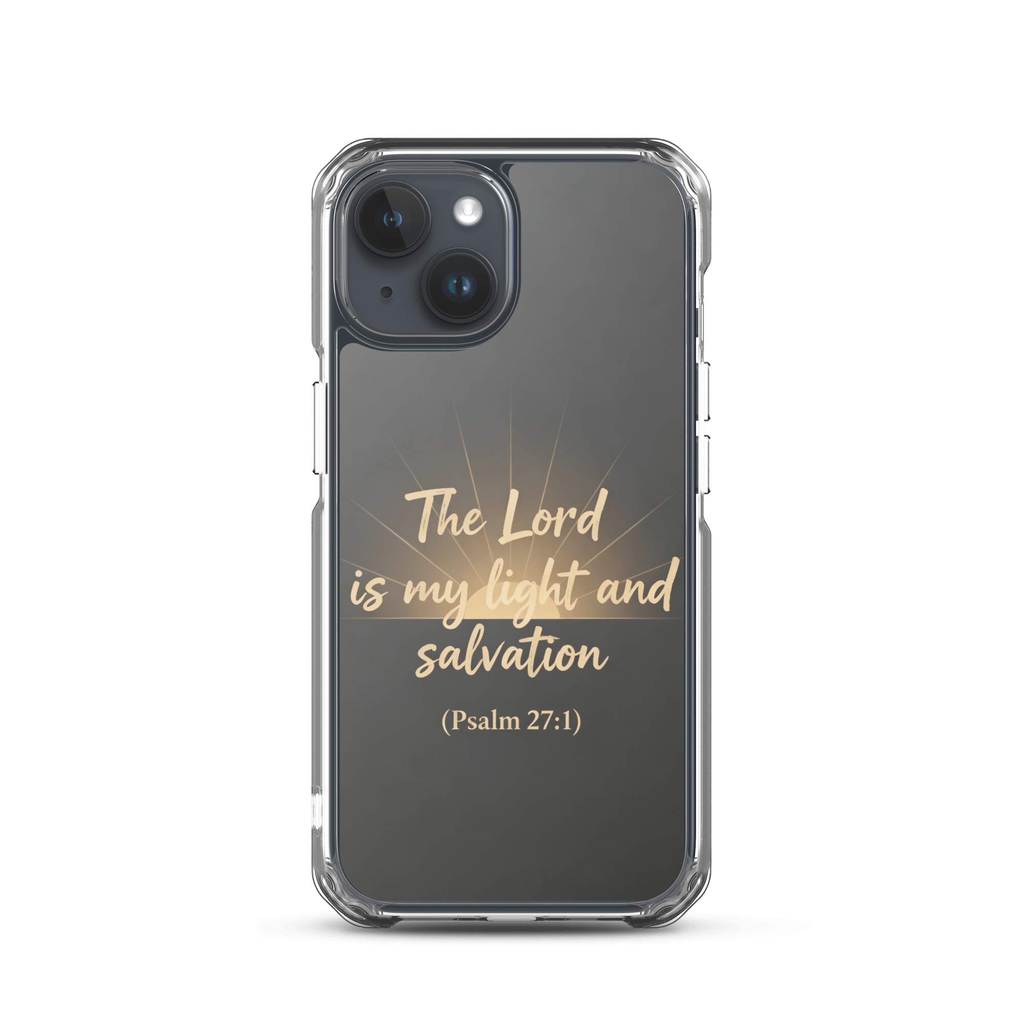 The Lord is My Light and Salvation MagSafe Clear iPhone Case - Image 9