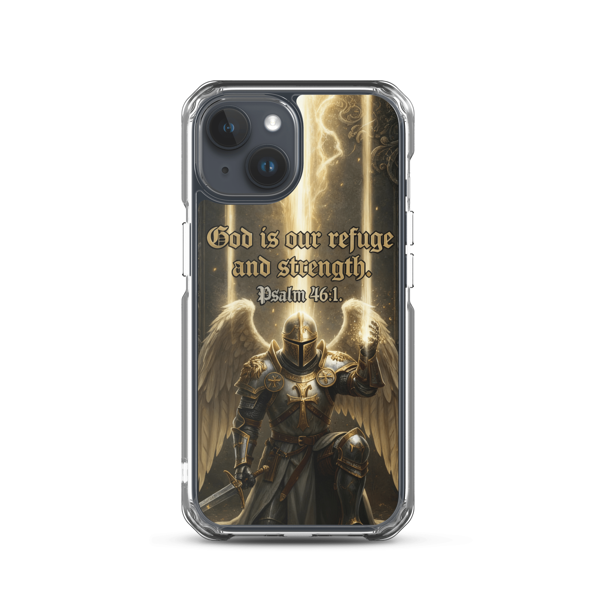 God Is Our Refuge MagSafe Clear iPhone Case - Image 9
