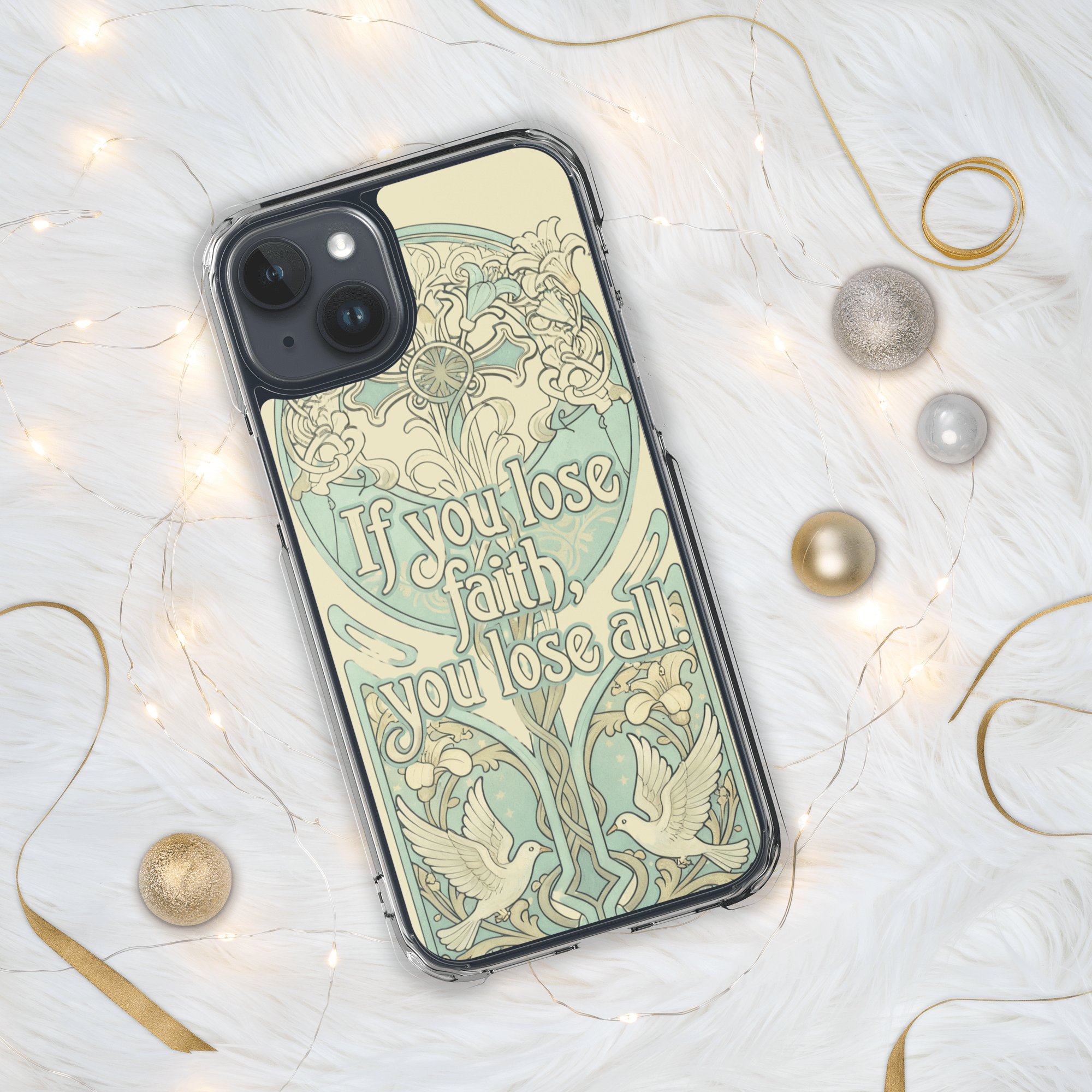 If You Lose Faith MagSafe Clear iPhone Case - Image 9