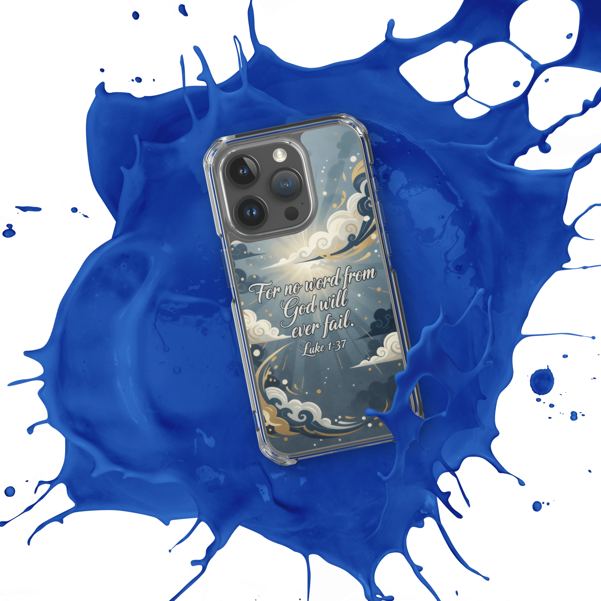 All Things Are Possible With God MagSafe Clear iPhone Case - Image 12
