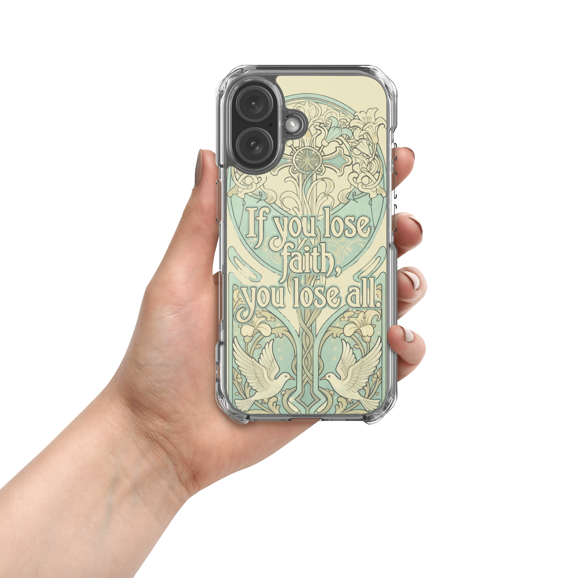 If You Lose Faith MagSafe Clear iPhone Case - Image 11