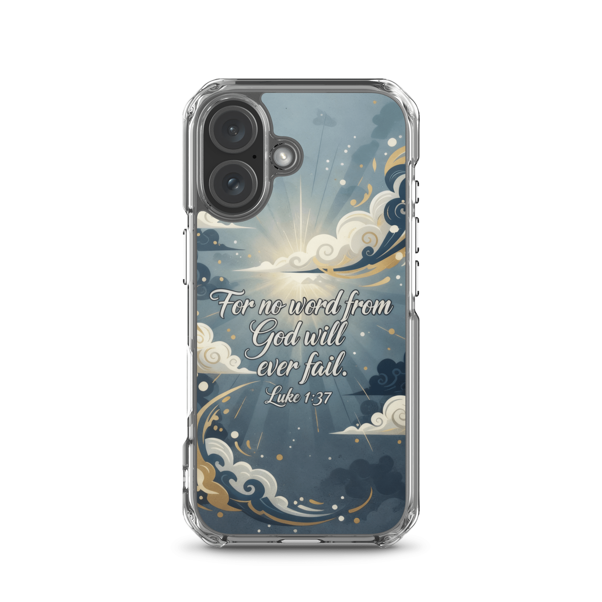 All Things Are Possible With God MagSafe Clear iPhone Case - Image 5
