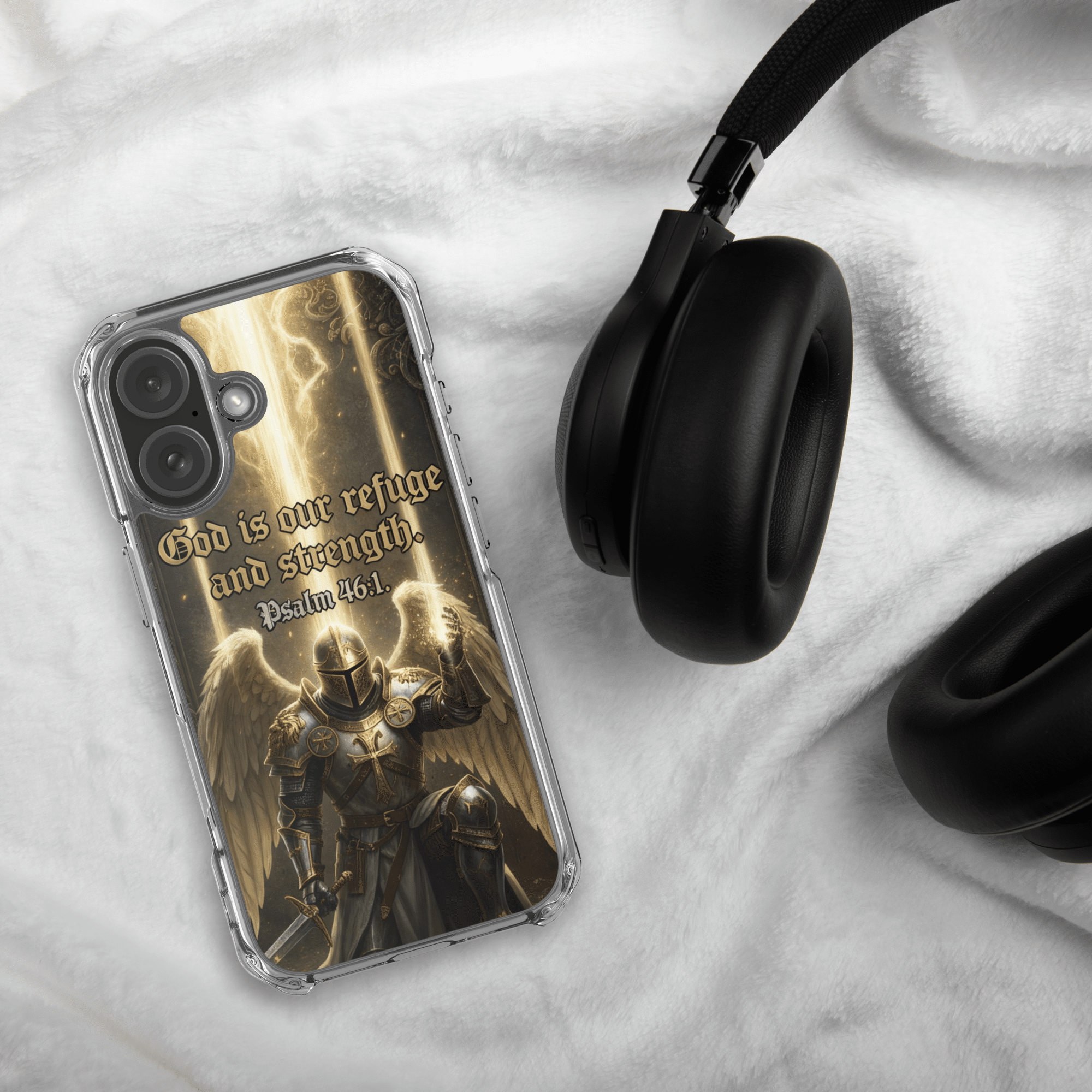 God Is Our Refuge MagSafe Clear iPhone Case - Image 10