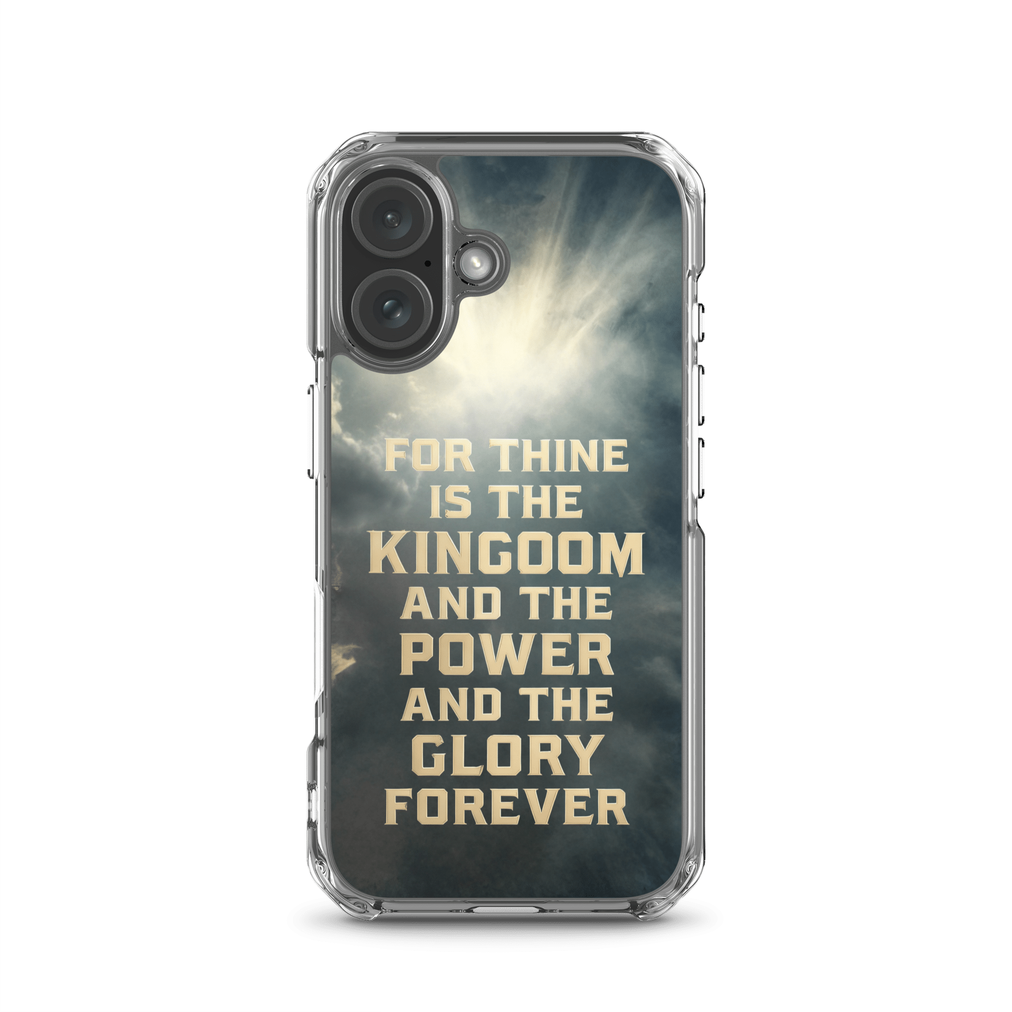 For Thine is the Kingdom MagSafe Clear iPhone Case - Image 5