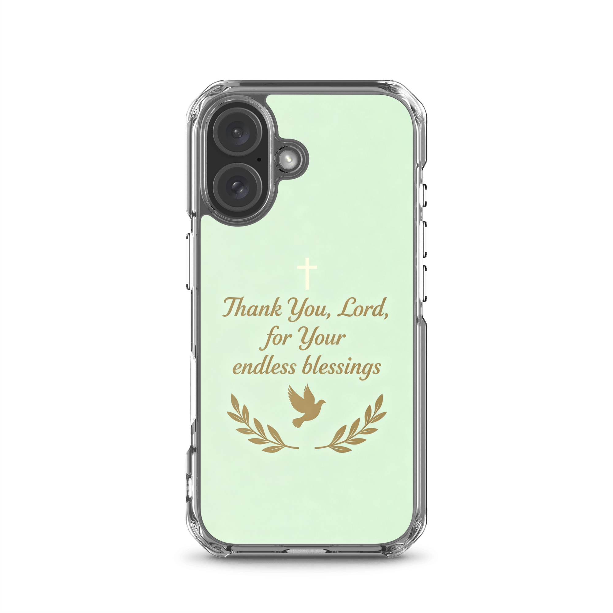 Thank You Lord for Your Endless Blessings MagSafe Clear iPhone Case - Image 5