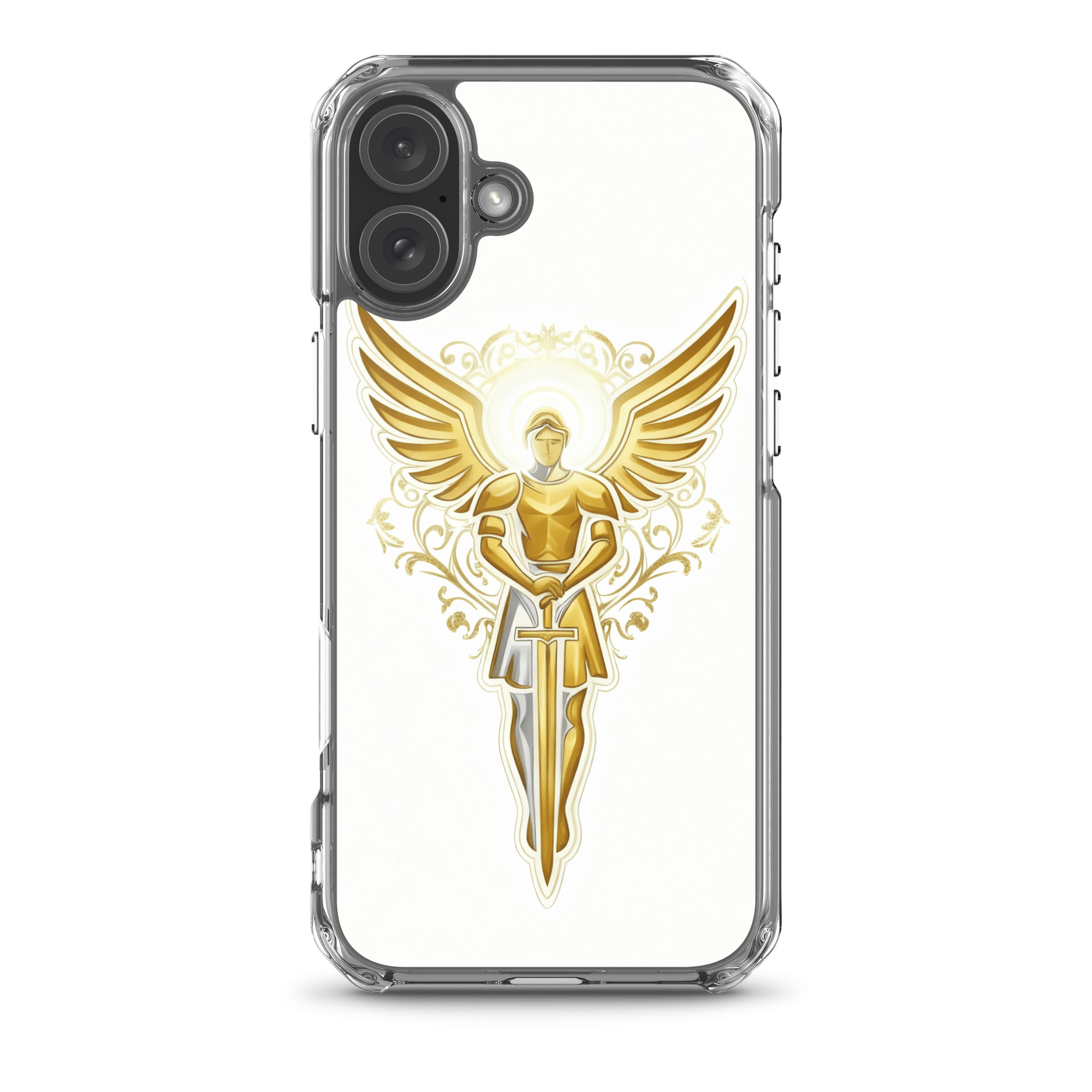 Golden Angel MagSafe Clear iPhone Case - Image 8