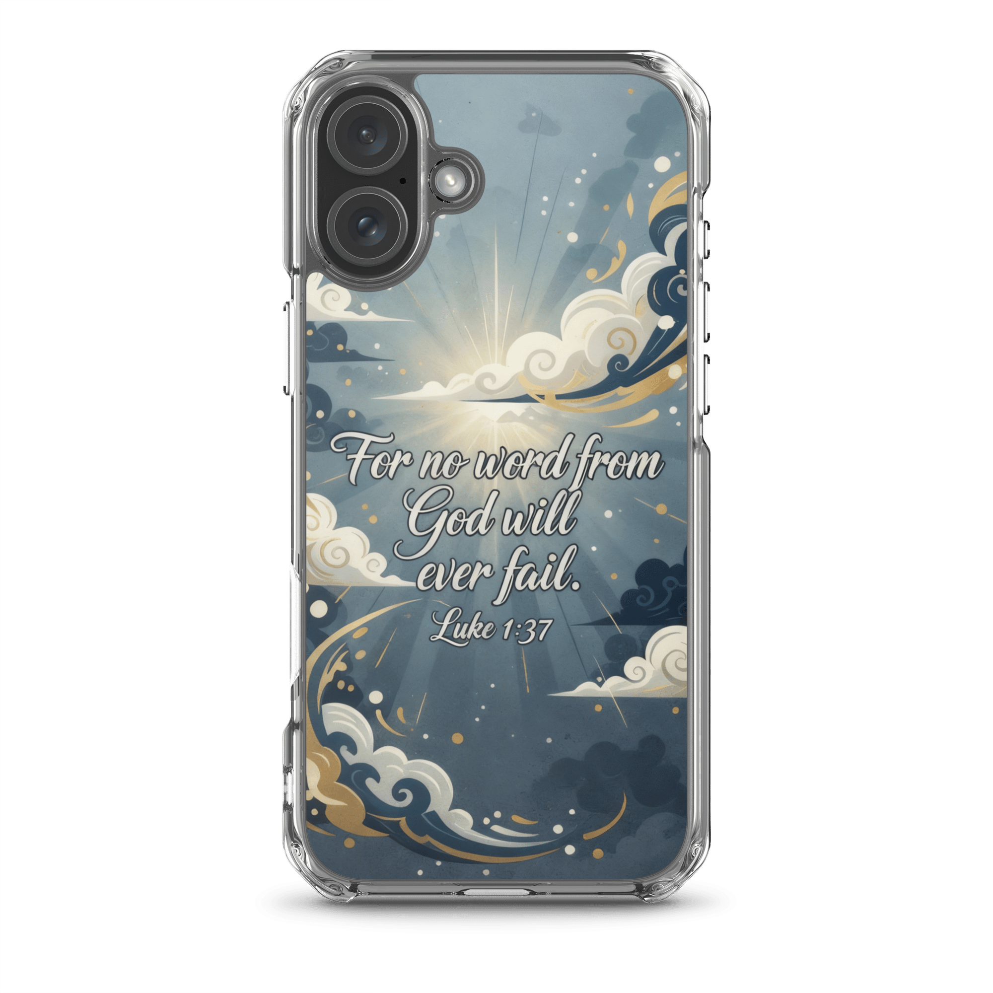 All Things Are Possible With God MagSafe Clear iPhone Case - Image 8
