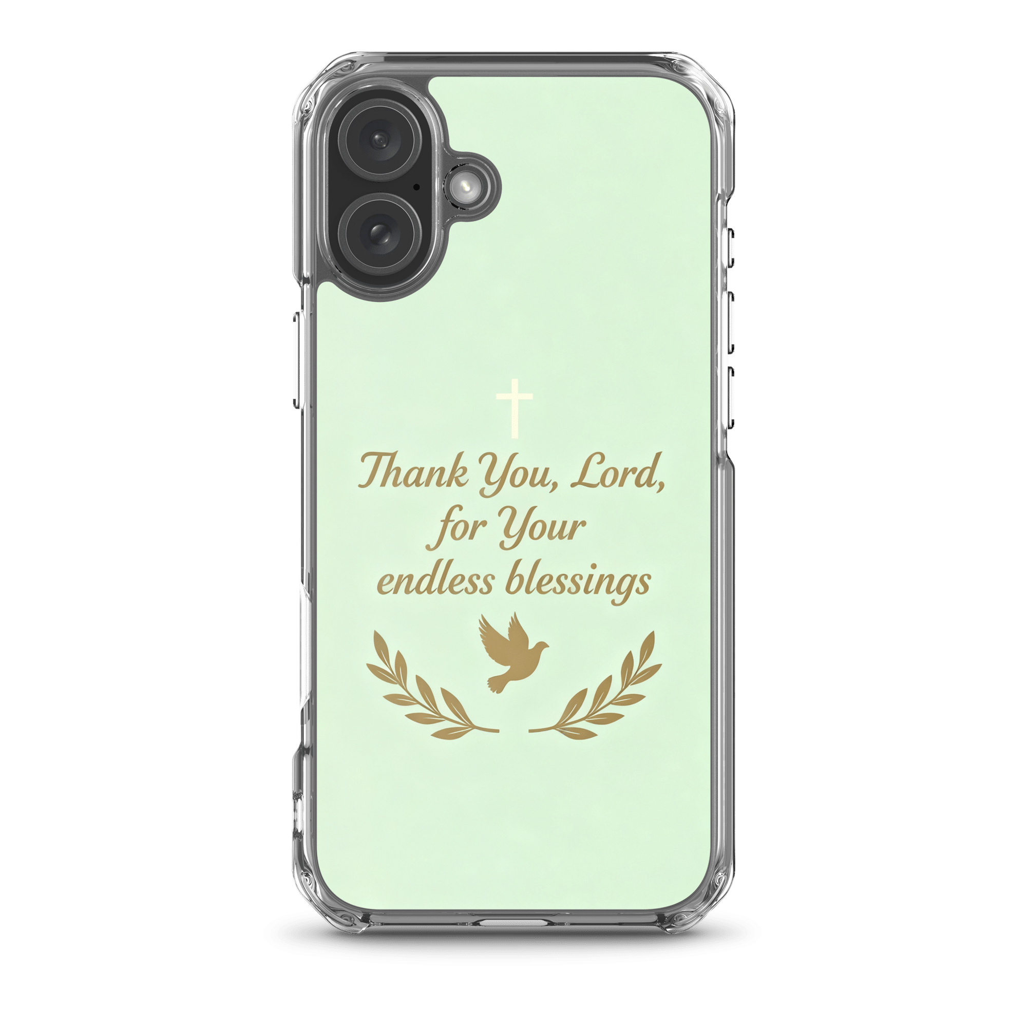 Thank You Lord for Your Endless Blessings MagSafe Clear iPhone Case - Image 8