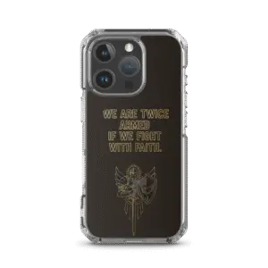 Fight with Faith MagSafe Clear iPhone Case
