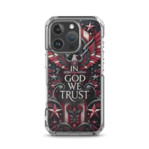 In God We Trust MagSafe Clear iPhone Case