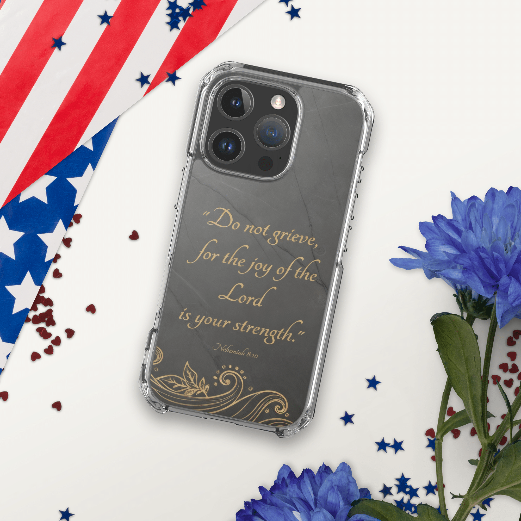 Joy of the Lord MagSafe Clear iPhone Case - Image 10