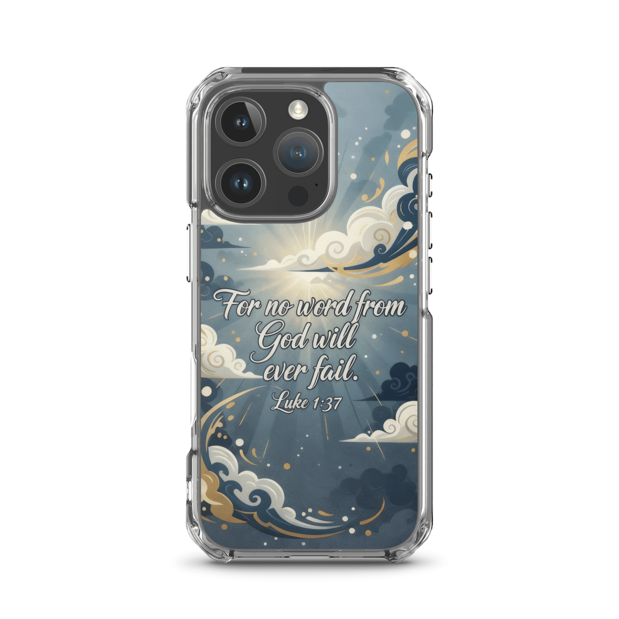 All Things Are Possible With God MagSafe Clear iPhone Case - Image 6