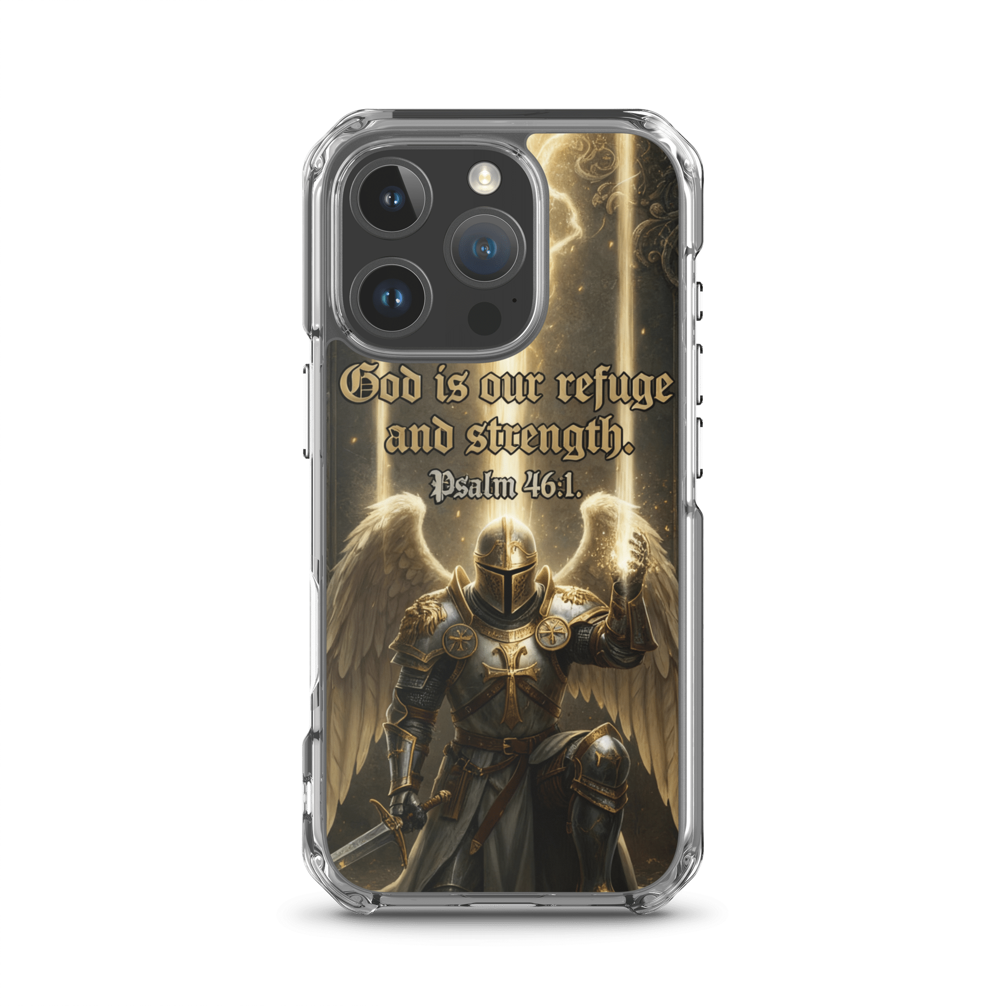 God Is Our Refuge MagSafe Clear iPhone Case - Image 6