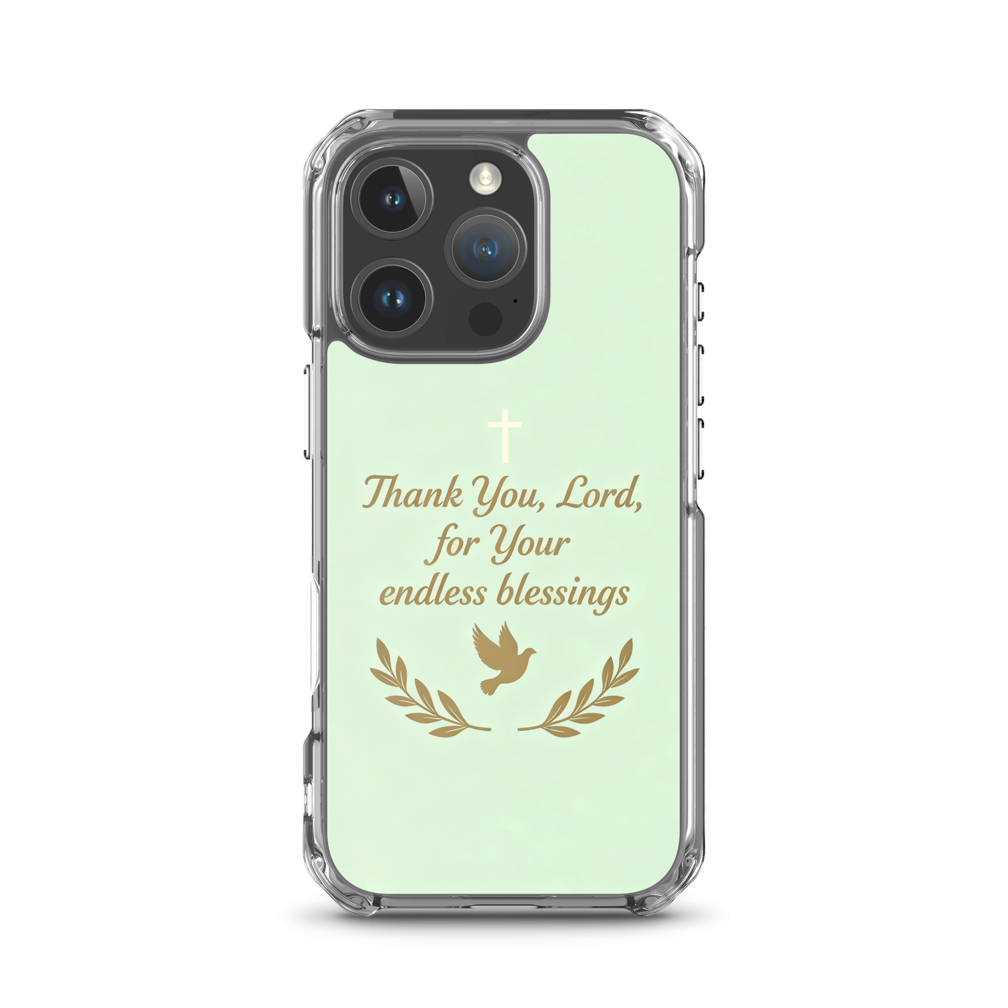 Thank You Lord for Your Endless Blessings MagSafe Clear iPhone Case - Image 6