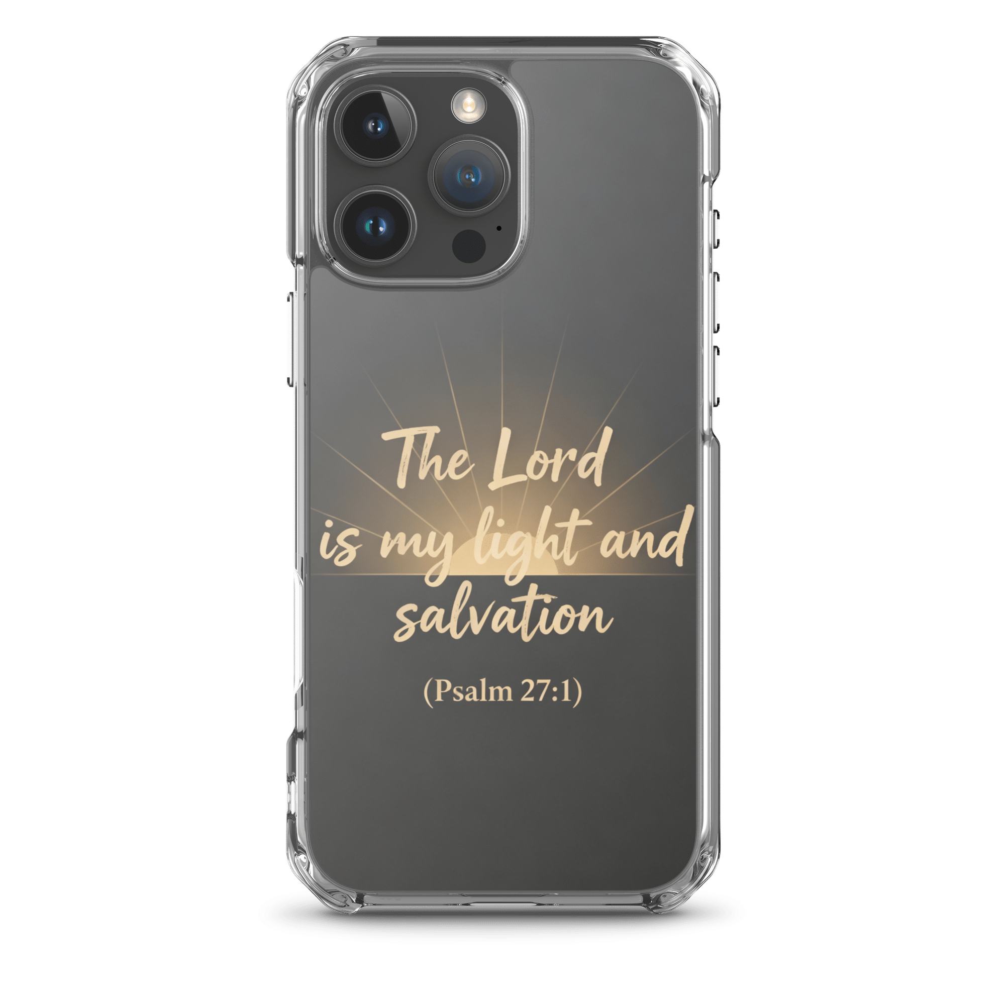 The Lord is My Light and Salvation MagSafe Clear iPhone Case - Image 7