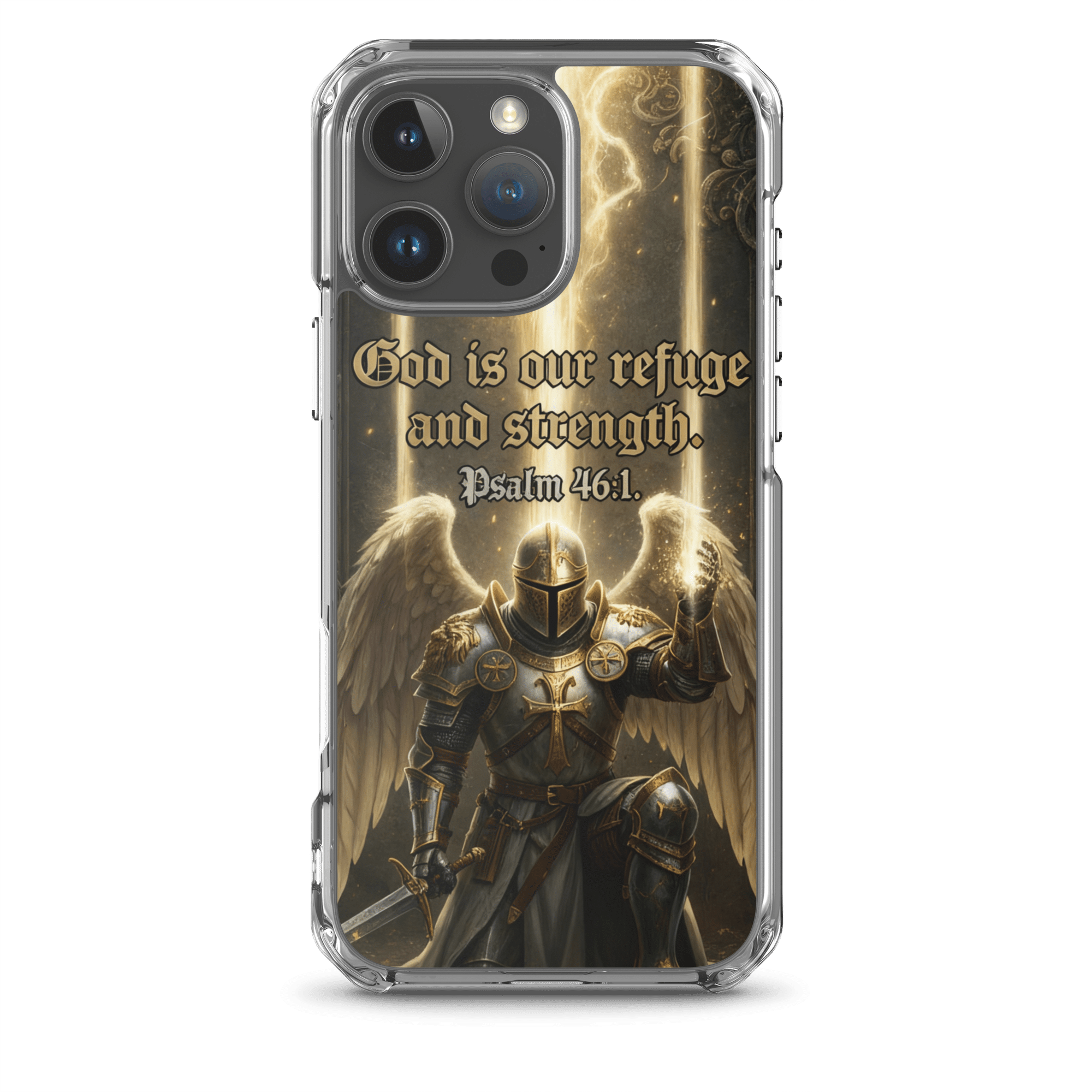 God Is Our Refuge MagSafe Clear iPhone Case - Image 7