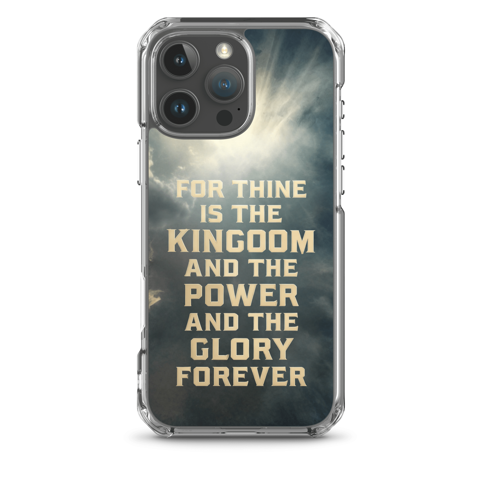 For Thine is the Kingdom MagSafe Clear iPhone Case - Image 7