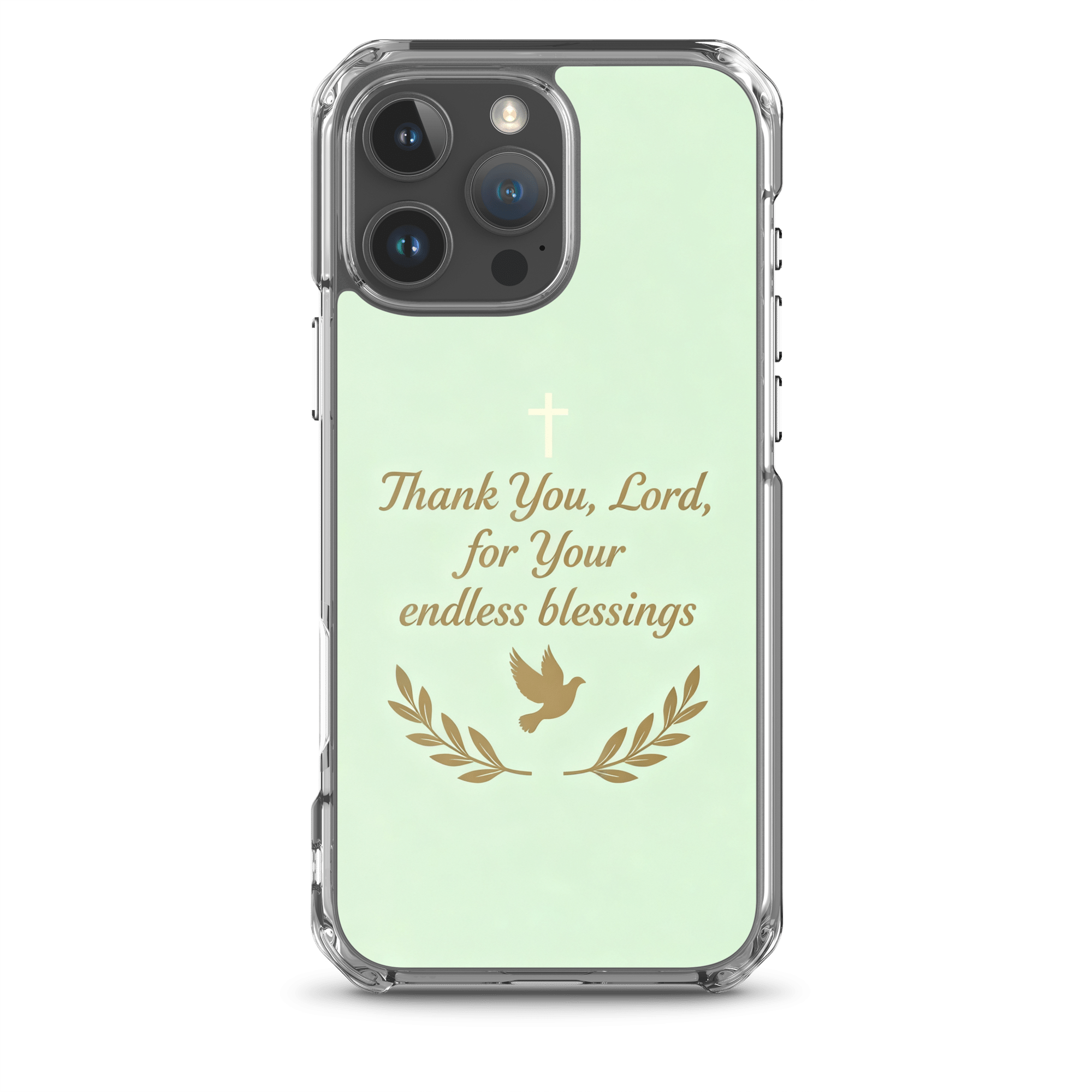 Thank You Lord for Your Endless Blessings MagSafe Clear iPhone Case - Image 7