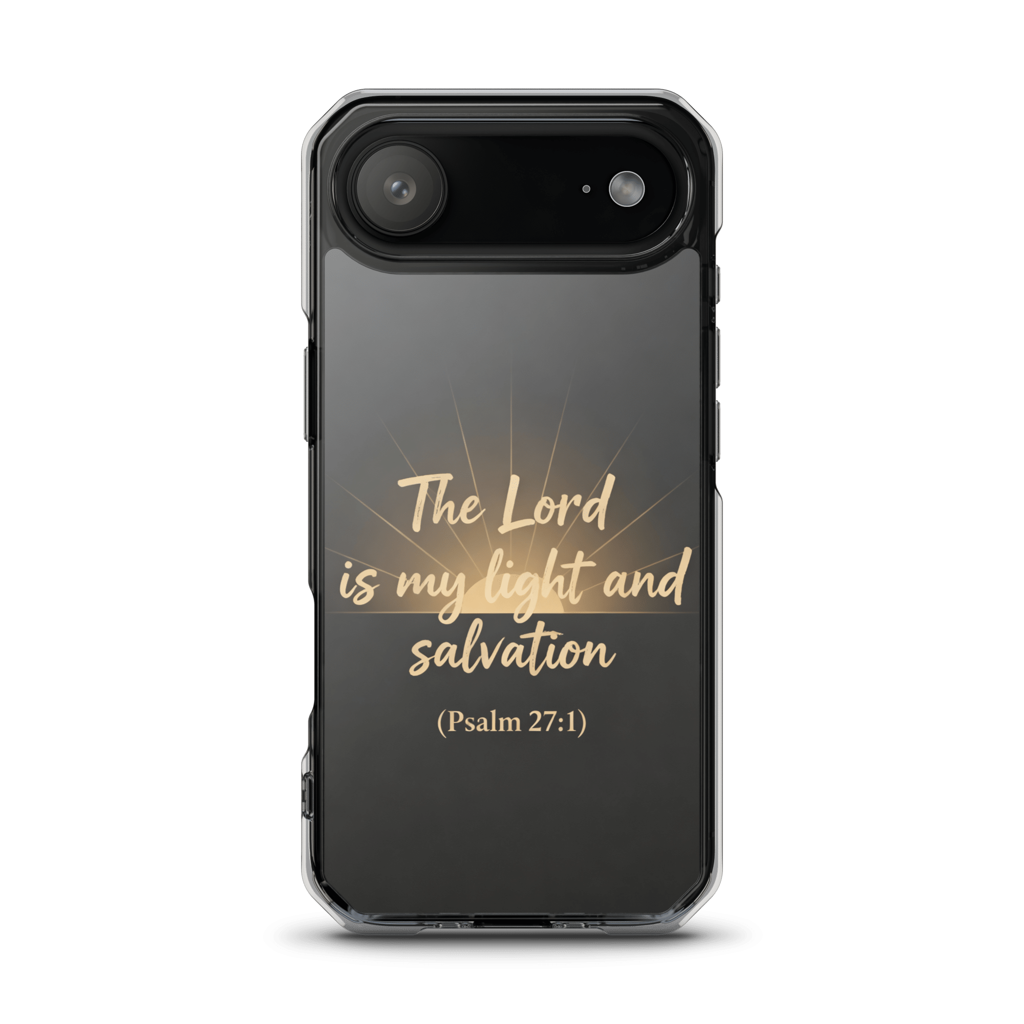 The Lord is My Light and Salvation MagSafe Clear iPhone Case - Image 4