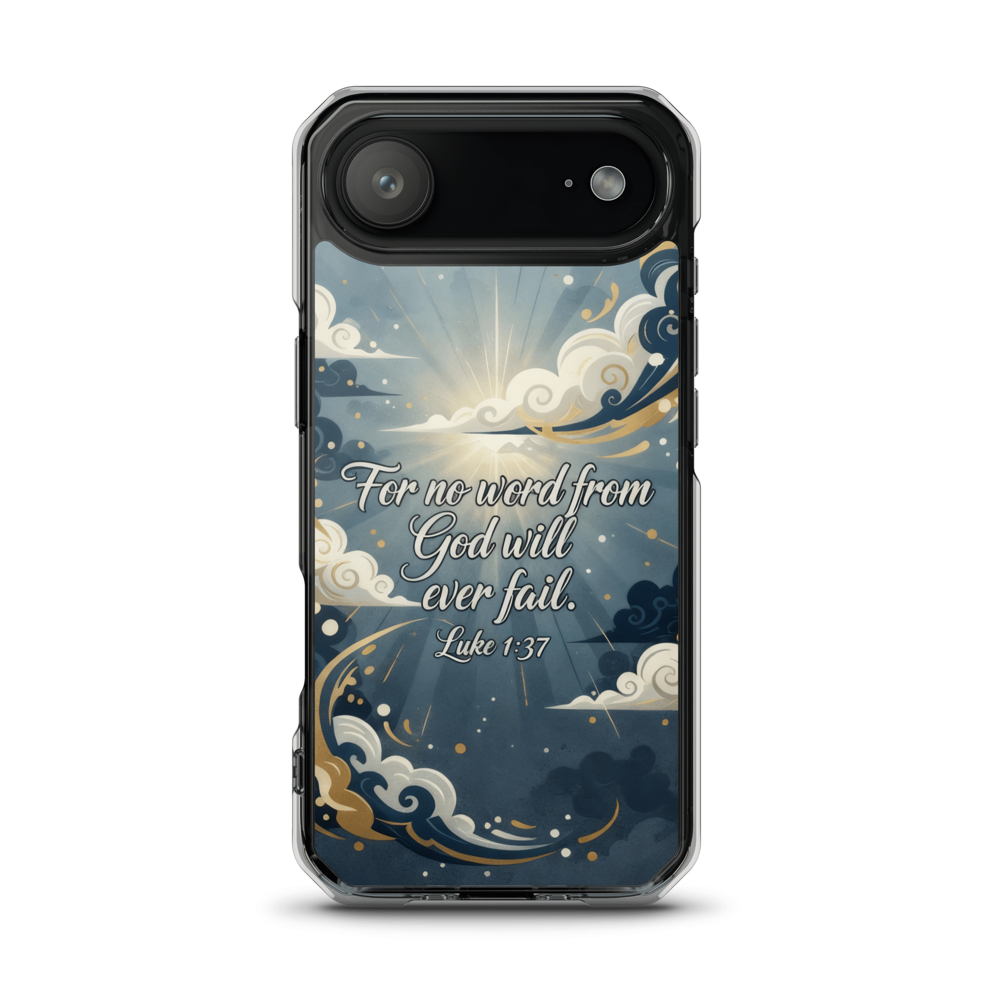 All Things Are Possible With God MagSafe Clear iPhone Case - Image 4