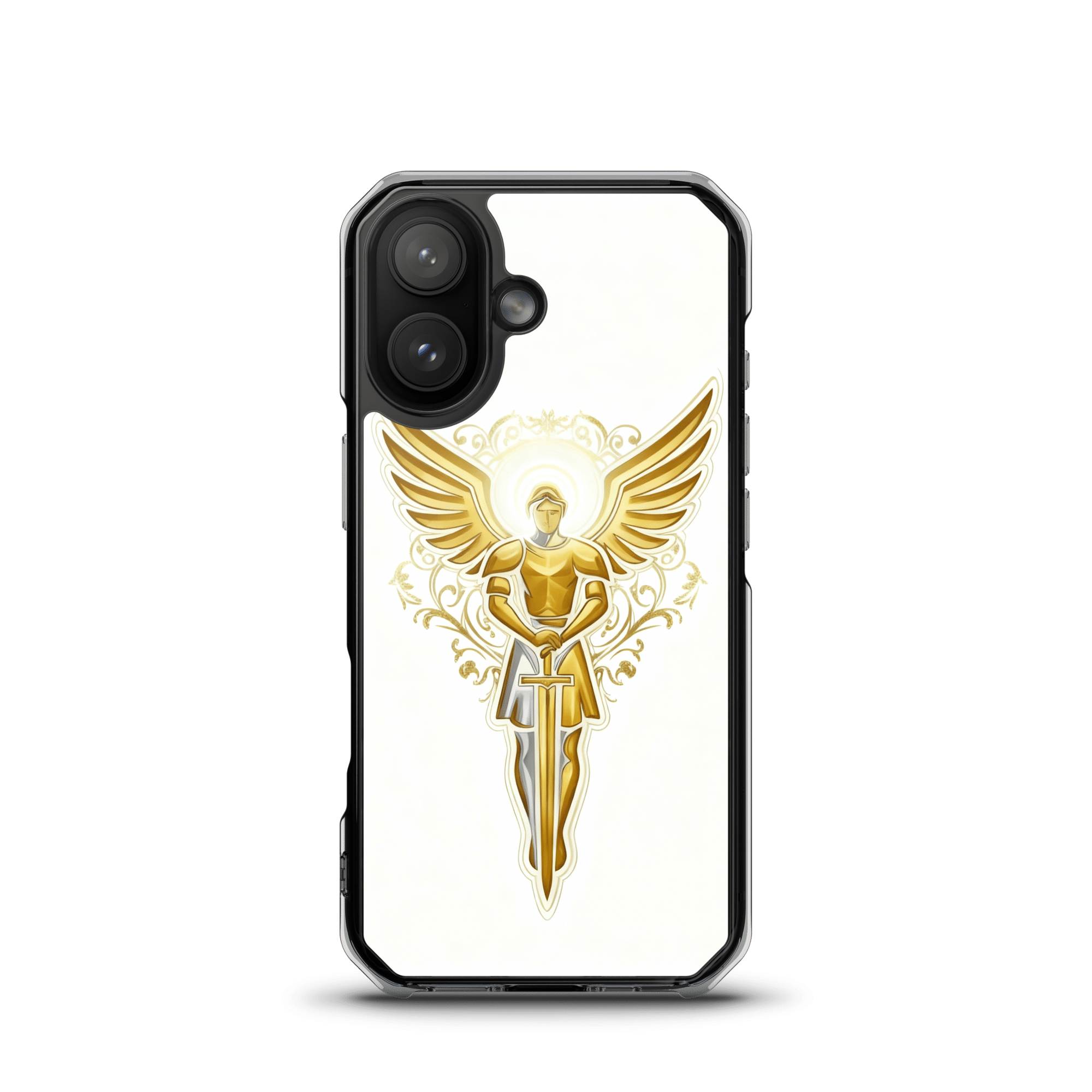 Golden Angel MagSafe Clear iPhone Case