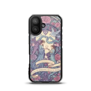 Love Is Patient MagSafe Clear iPhone Case