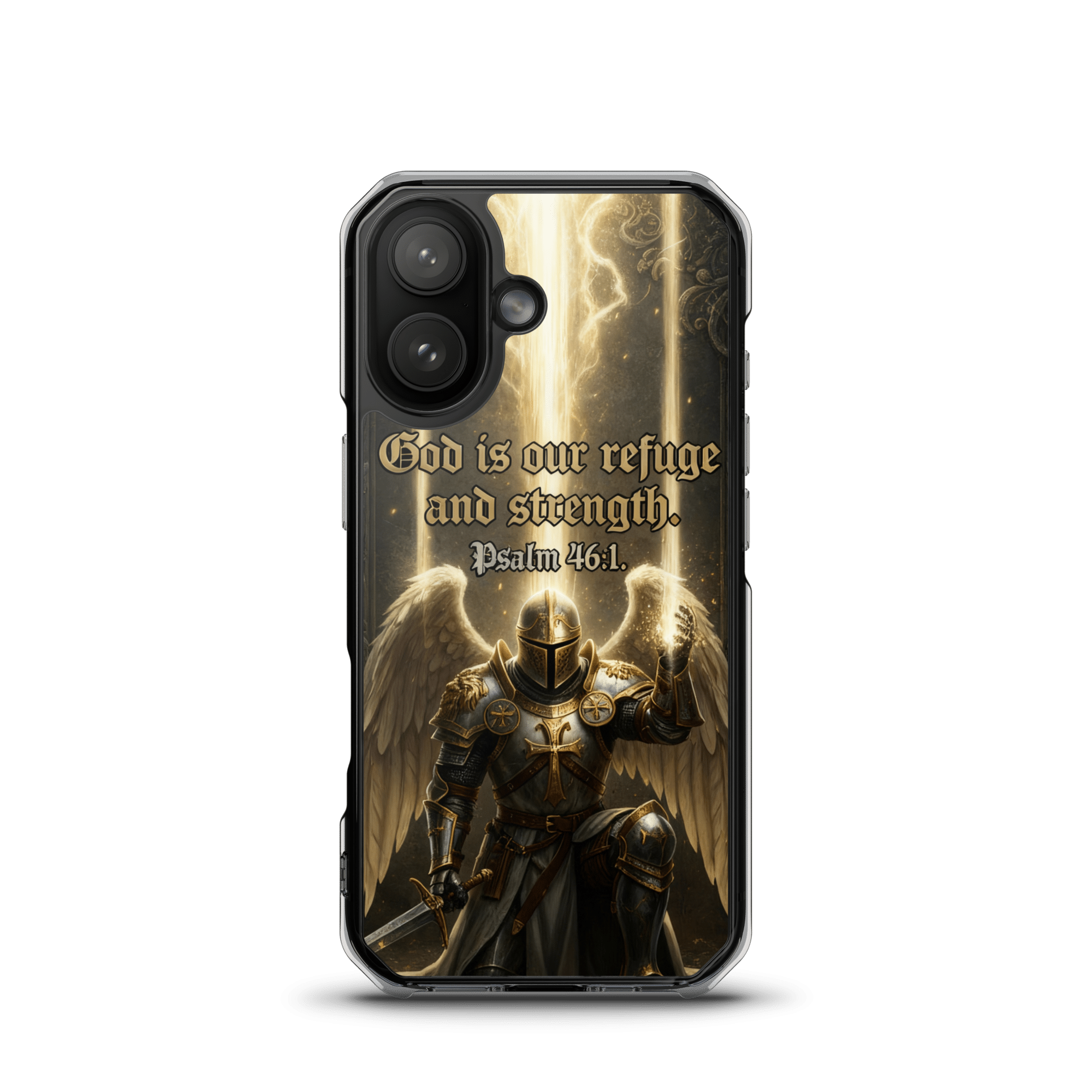 God Is Our Refuge MagSafe Clear iPhone Case