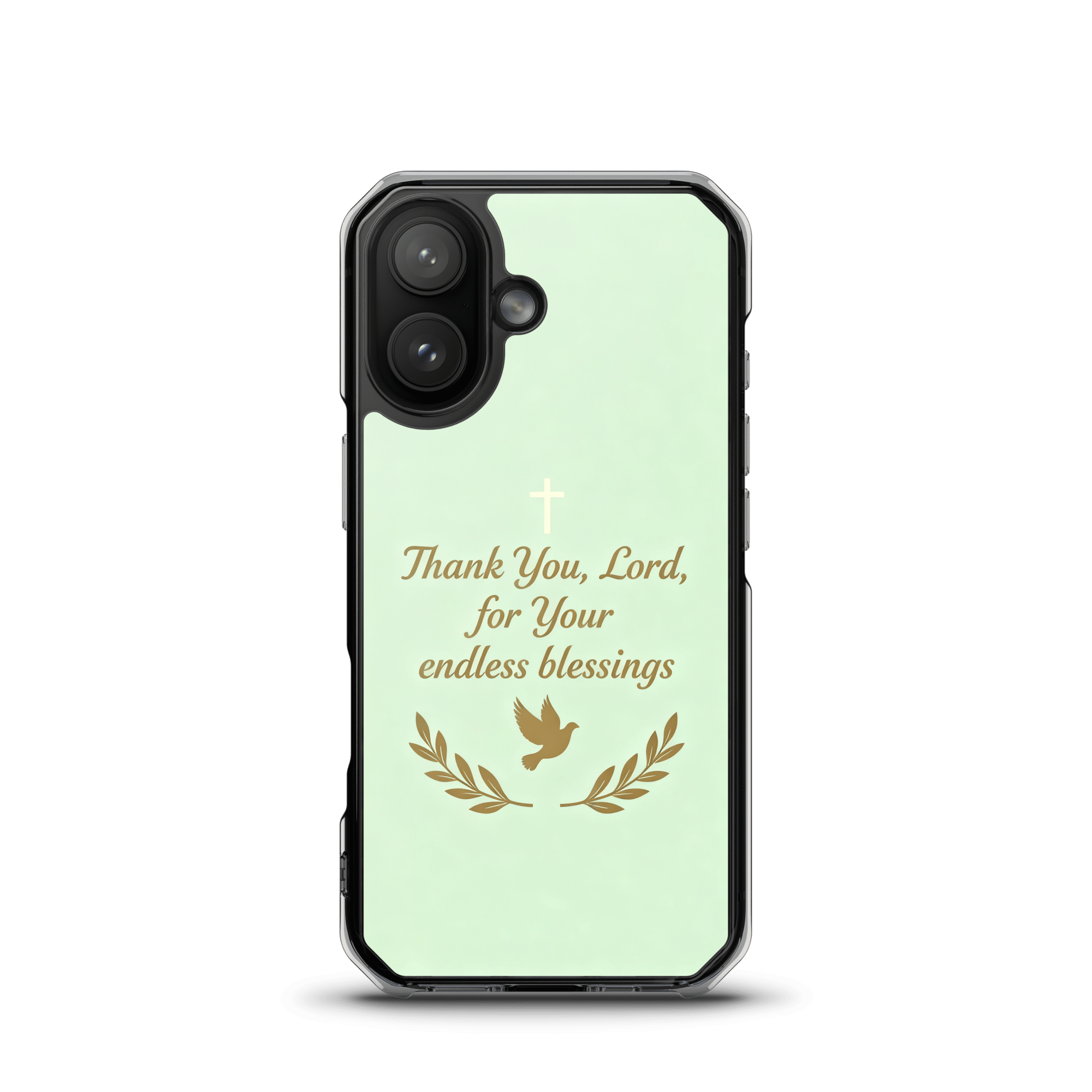 Thank You Lord for Your Endless Blessings MagSafe Clear iPhone Case