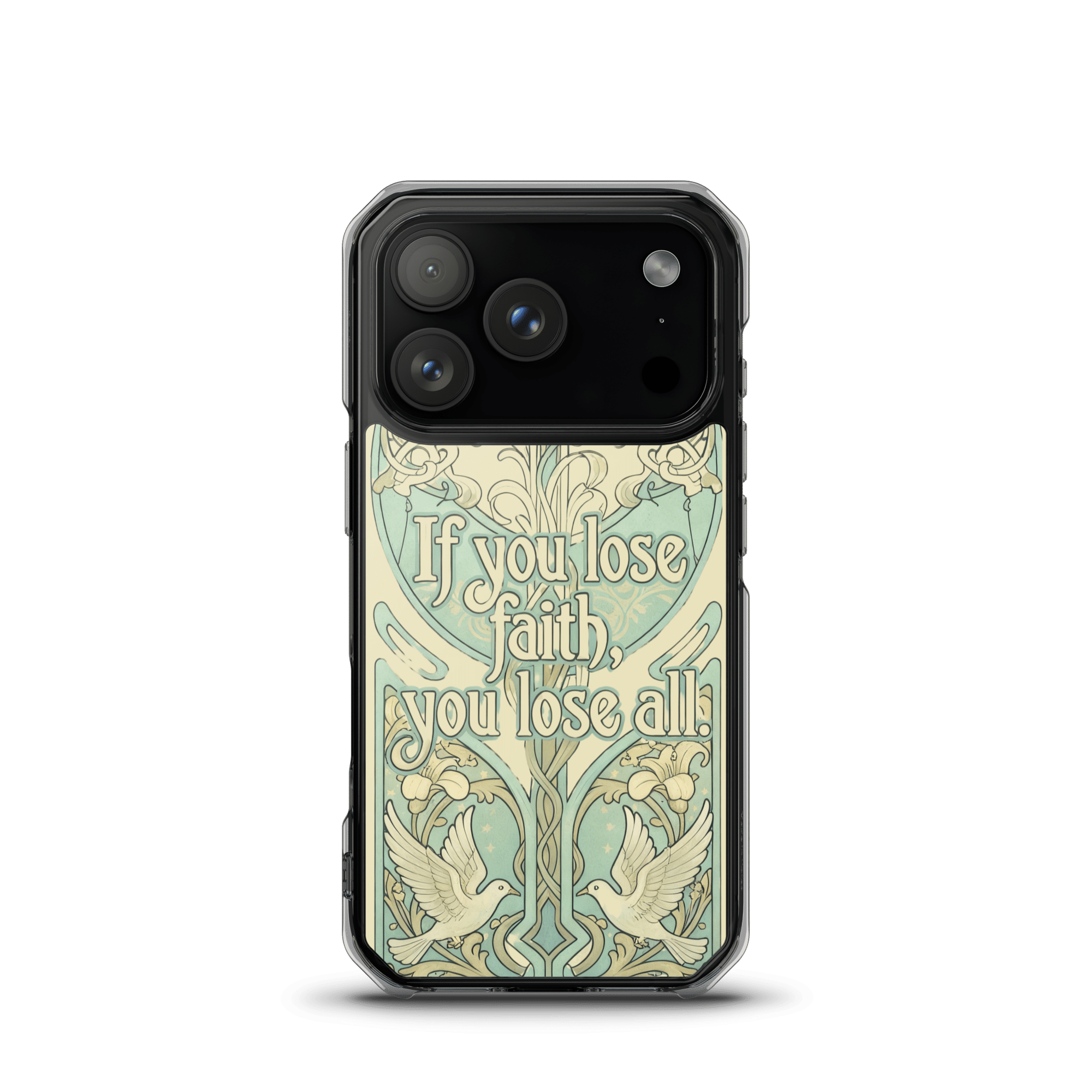 If You Lose Faith MagSafe Clear iPhone Case - Image 3
