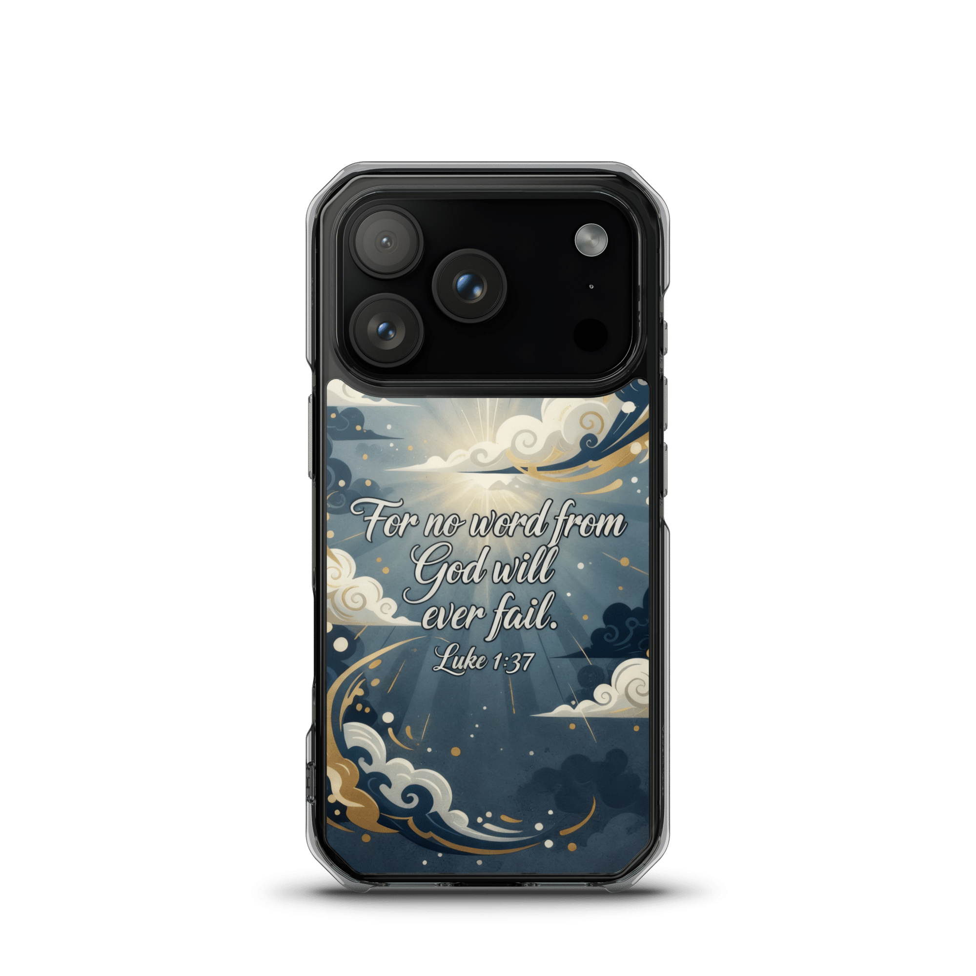 All Things Are Possible With God MagSafe Clear iPhone Case - Image 3
