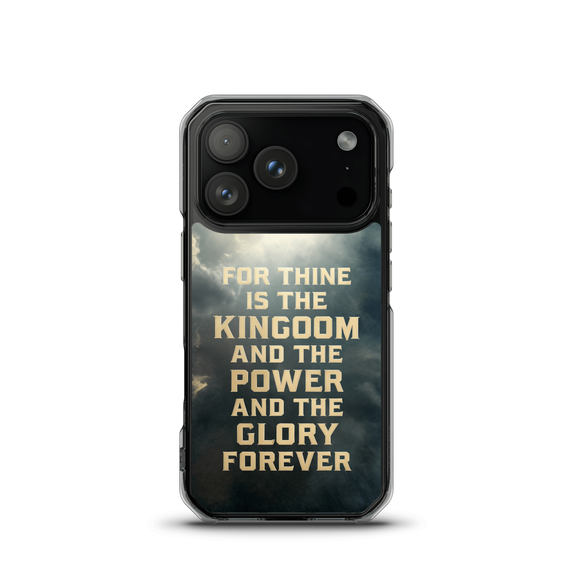 For Thine is the Kingdom MagSafe Clear iPhone Case - Image 2