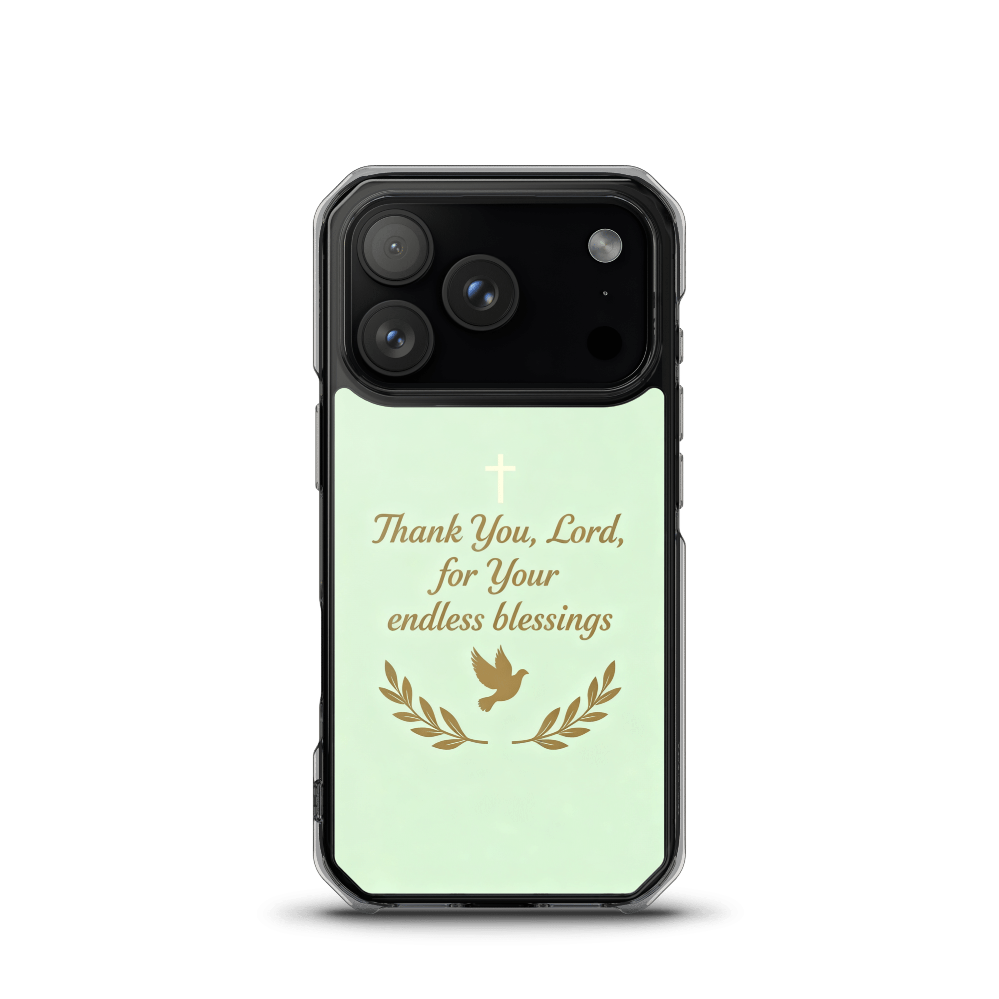 Thank You Lord for Your Endless Blessings MagSafe Clear iPhone Case - Image 2