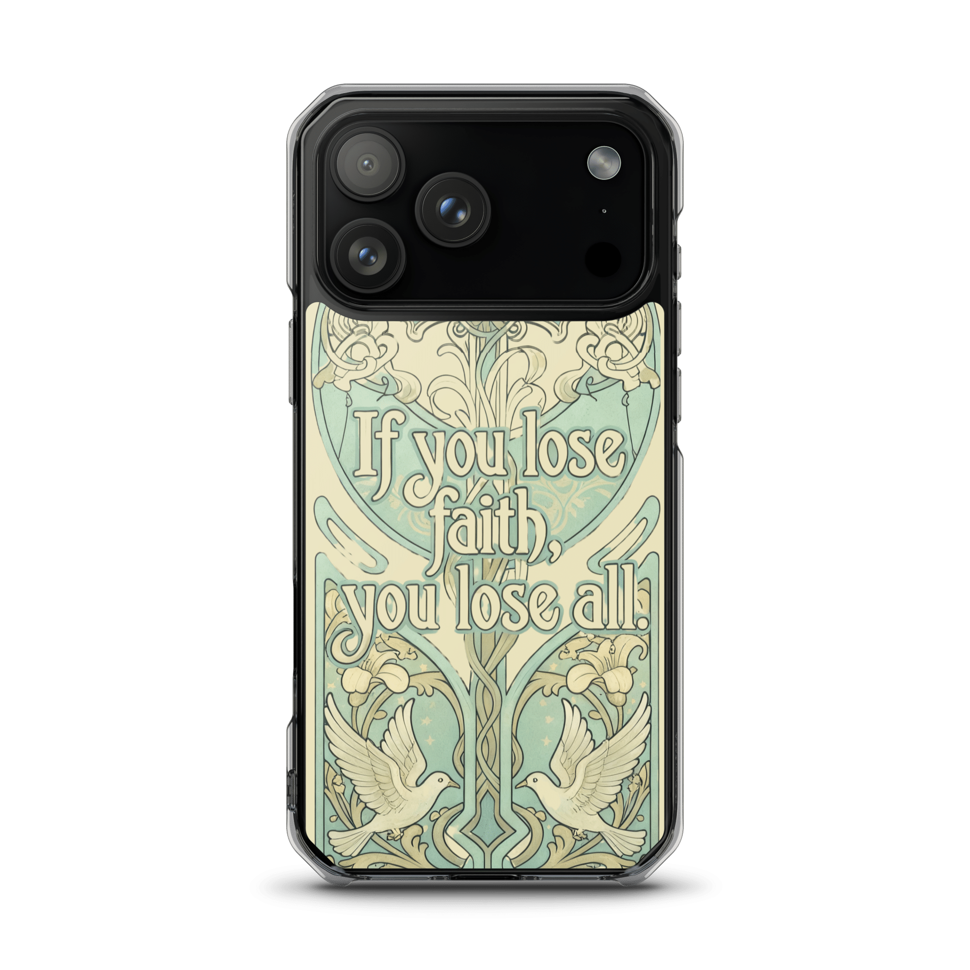 If You Lose Faith MagSafe Clear iPhone Case - Image 4