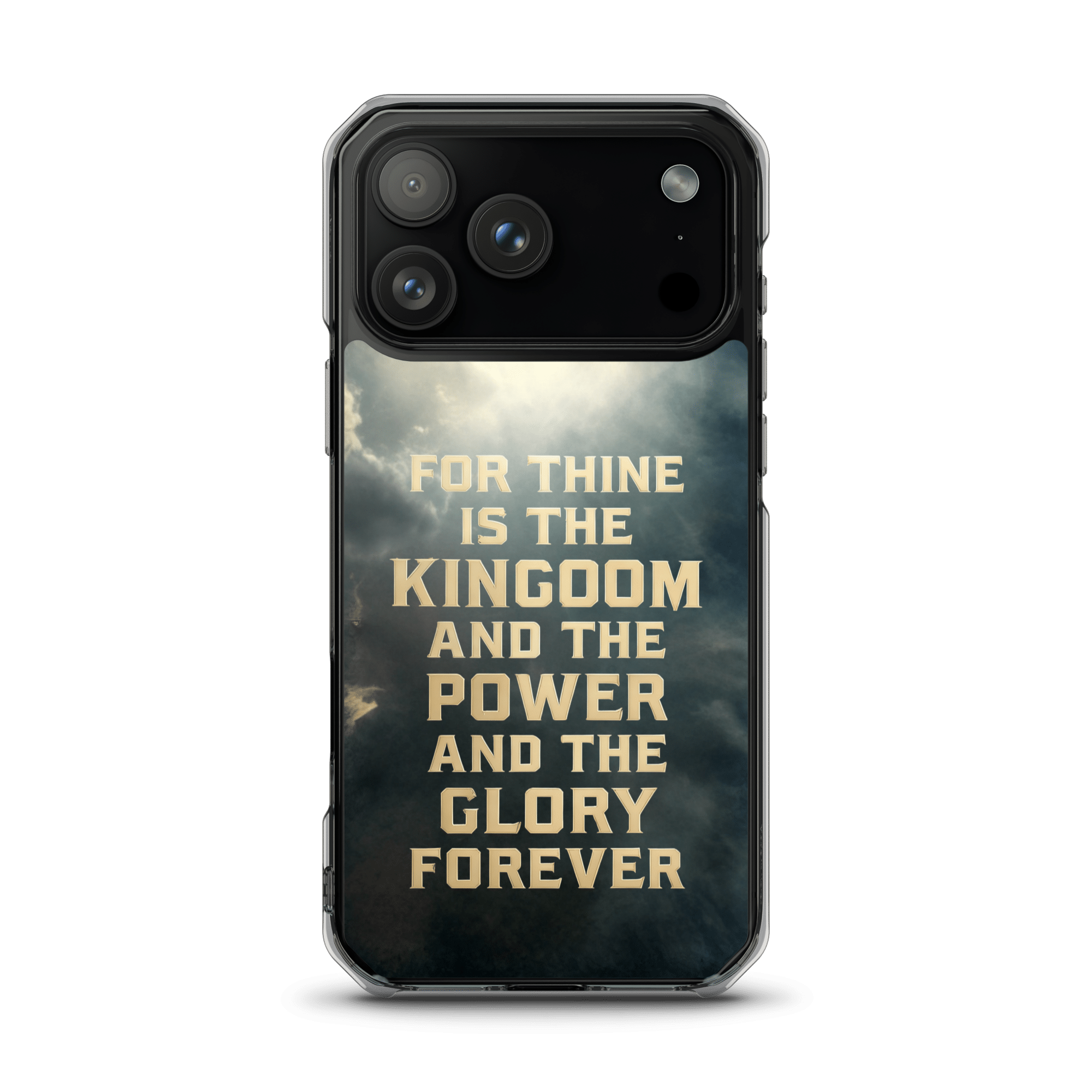 For Thine is the Kingdom MagSafe Clear iPhone Case - Image 3