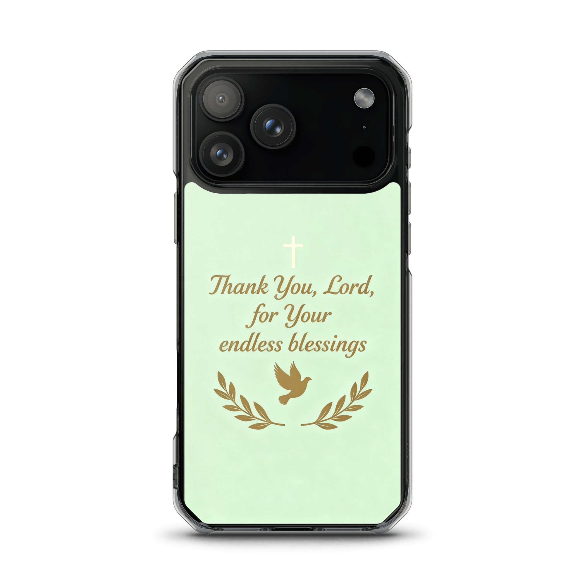 Thank You Lord for Your Endless Blessings MagSafe Clear iPhone Case - Image 3
